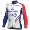 Cykeltrøje Langærmet 2018 FDJ N001 Langærmet